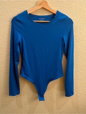 SWS Contour Royal Blue Long Sleeve Crewneck Bodysuit - Size M